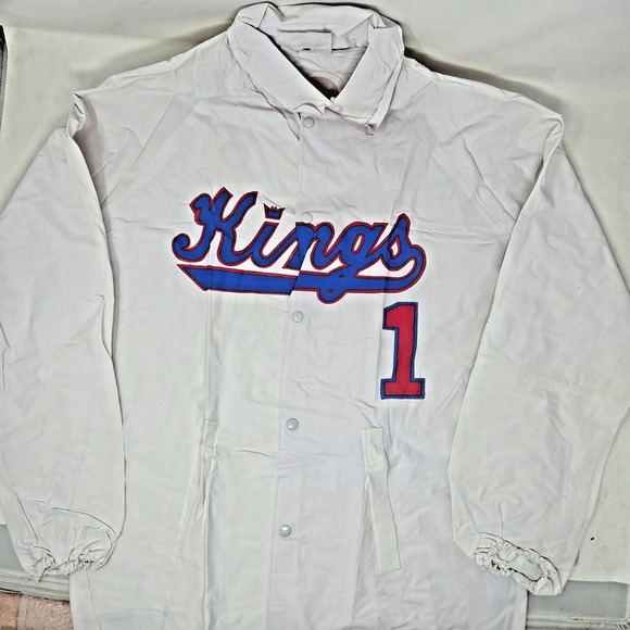 NBA Other - Vintage Kansas City Kings Rain Jacket Youth Large NBA Stadium Giveaway 1970s